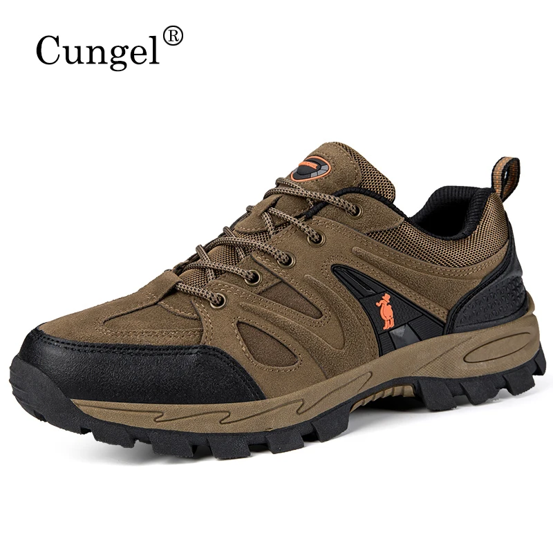 

Hiking Shoes Men Mountain Climbing Shoes Outdoor Sneakers Top Quality Tourism Jogging Trekking Sneakers Non-slip Classics Comfy