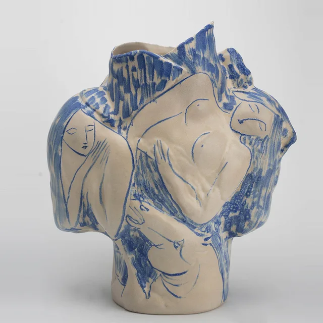 Muse Silhouette Ceramic Vase 4