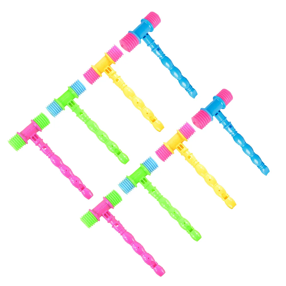 Mini Hammer 8 Pcs Flute Hammer Educational Kids Plaything Music Mini Music Hammer Toys For Kids Gavel Baby Tools for Playing Pvc Small