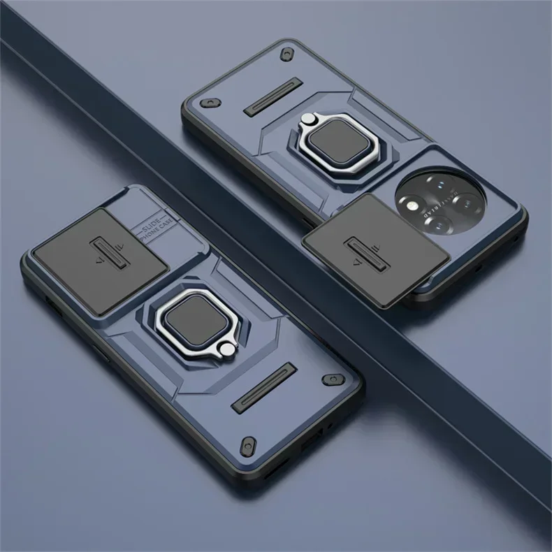 Camera Slide Case with Ring Grip Back Cover