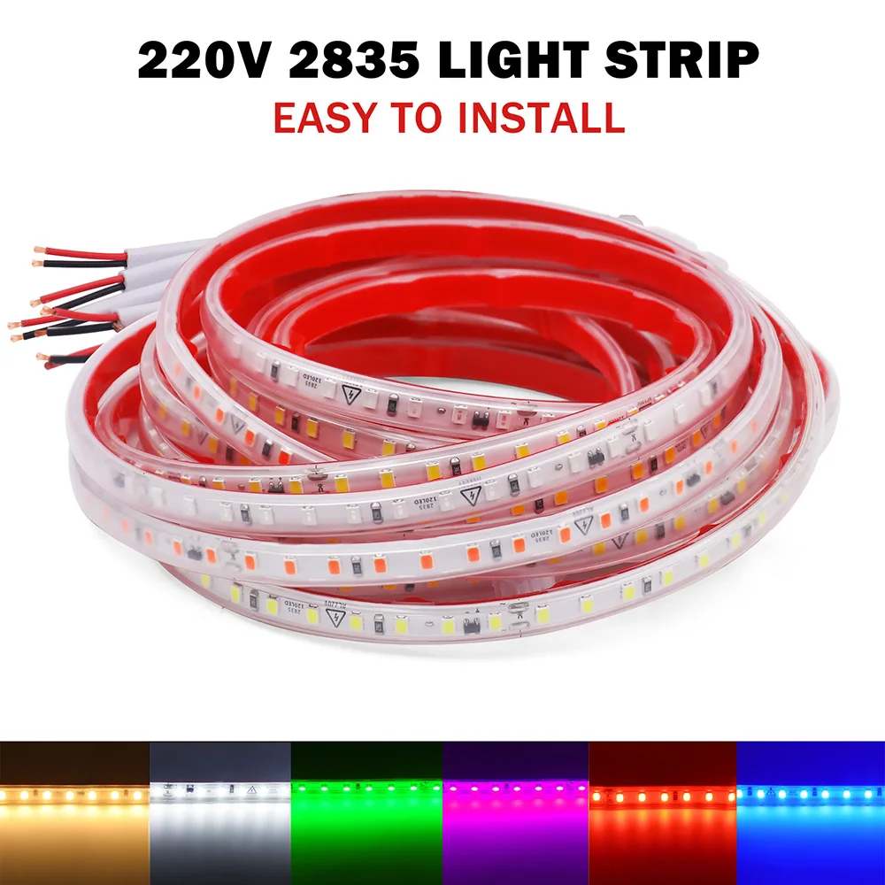 High Brightness Waterproof LED Strip Light – 9 Color Options