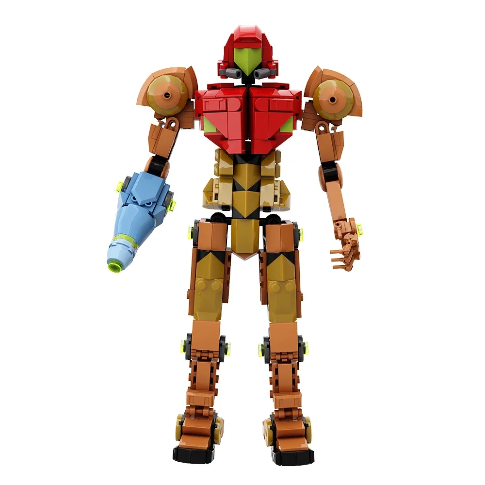 

Gobrick MOC Metroides Mecha робот модели кирпичи Samus Aran Metroid Набор строительных блоков креативная Механическая игра игрушка для детей подарок