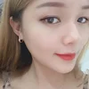 New trending 925 Sterling Silver classic Crystal Jewelry Fashion Zircon Circle Hoop Earrings for Woman Lady Wedding Party Gifts 5