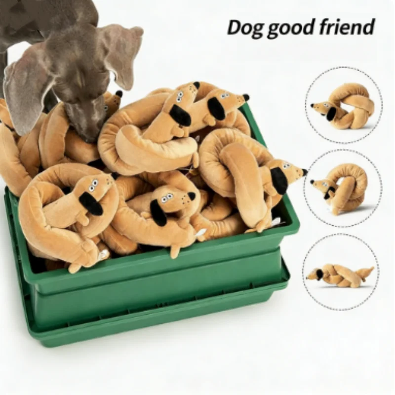 Neues, langlebiges Haustier-Hunde-Plüschtier für kleine Rassen – quietschendes Kauspielzeug in Tierform für Chihuahua Yorkshire Bichon Welpen – Detail 39