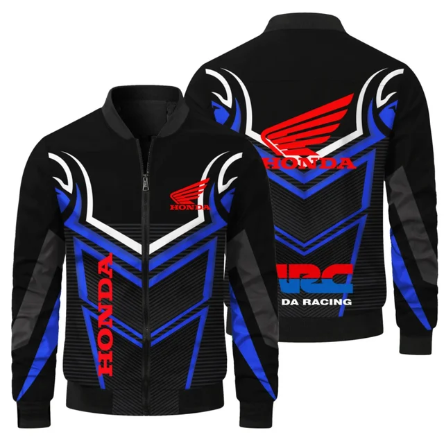Hot Selling Men'S Honda Motorcycle Racing Jacket For Autumn And Winter, Cycling Outdoor Sports Fashion Casual Jacket 2