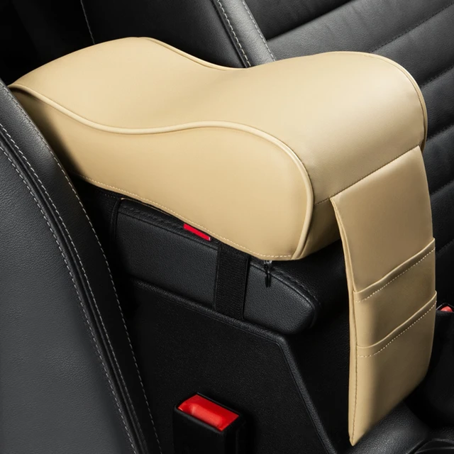 Auto Armlehne Box Booster Kissen Memory Foam Armlehne Kissen Center Console  Armlehne Kissen Kissen Mit Telefon Halter Lagerung Tasche - AliExpress