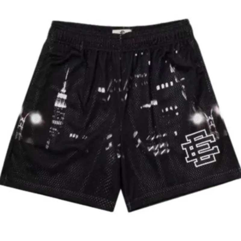 new ML Eric Emanuel Shorts NEW men's casual shorts fitness sports pants summer gym workout Men Women Classic GYM Mesh Shorts