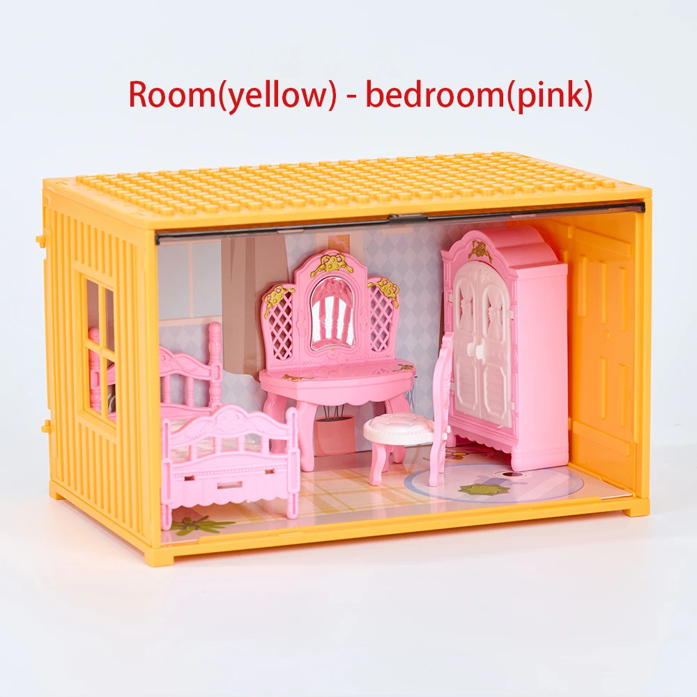 Simulation kitchen Toys 1 12 Scale Dollhouse Furniture Container Miniature Bathroom Bedroom Living Room Scene Decoration