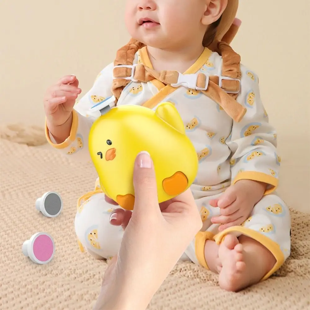 Cartoon Electric Baby Nail Trimmer Chicken Shape Portable Baby Nail Grinder Automatic Safety Baby Nail Care Baby Care Tools