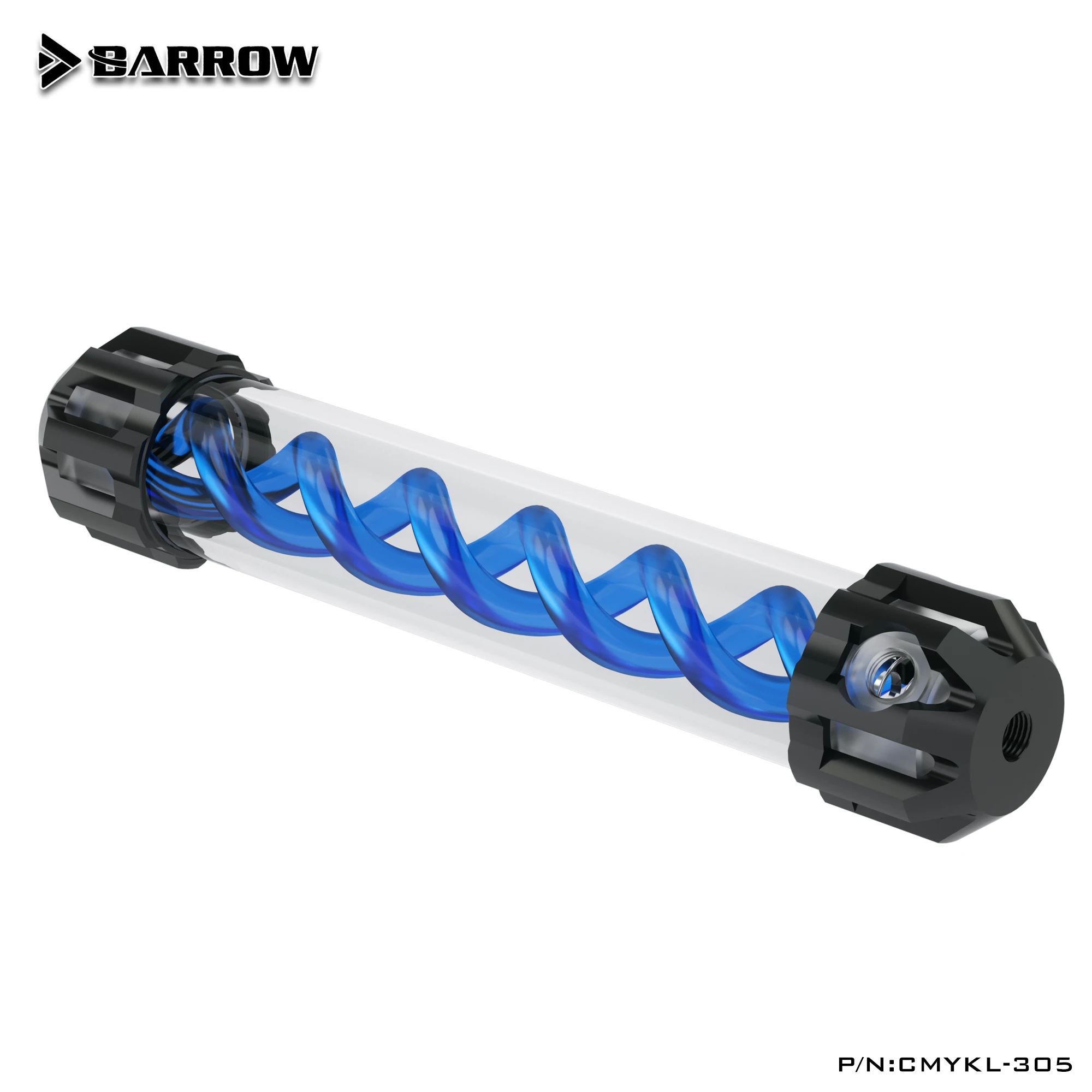 Barrow Cmykl305 tipo Composto Virus-t Reservatórios Capa de Liga de Alumínio Mais Acrílico Corpo Cor Múltipla Espiral 305 mm - Imagem 4