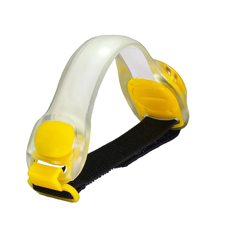 LED Light-Up Safety Armband for Night Activities - Adjustable Wearable Visibility Belt