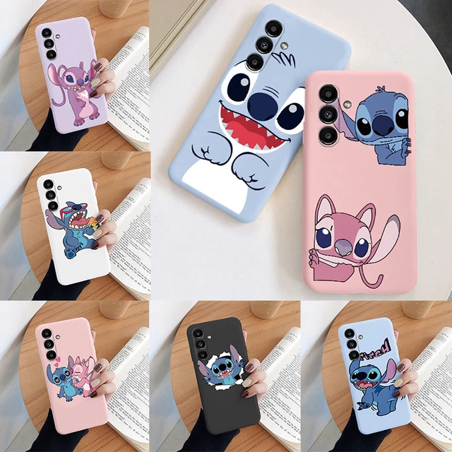 Kawaii Lilo Stitch Case for Samsung Galaxy A14 Print Cover Silicone Soft  Anime Cartoon Angel Love Funda For Samsung A 14 5G Capa - AliExpress