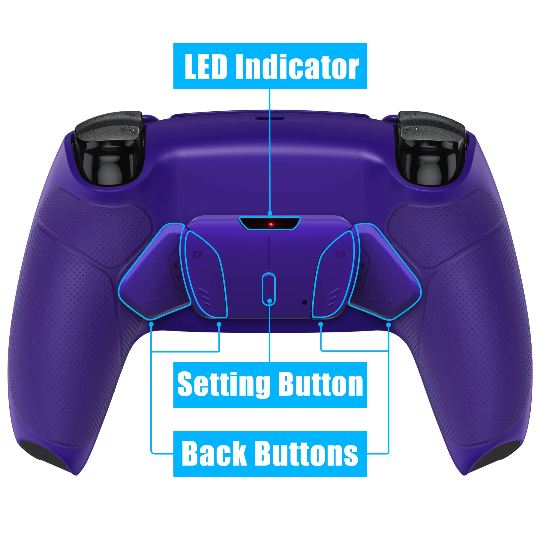 Extremerate Remappable Remappable Rise 4.0 Kit Remap Placa de Atualização Back Shell Botões Voltar para Ps5 Controller Bdm010 e Bdm-020 - Image 4