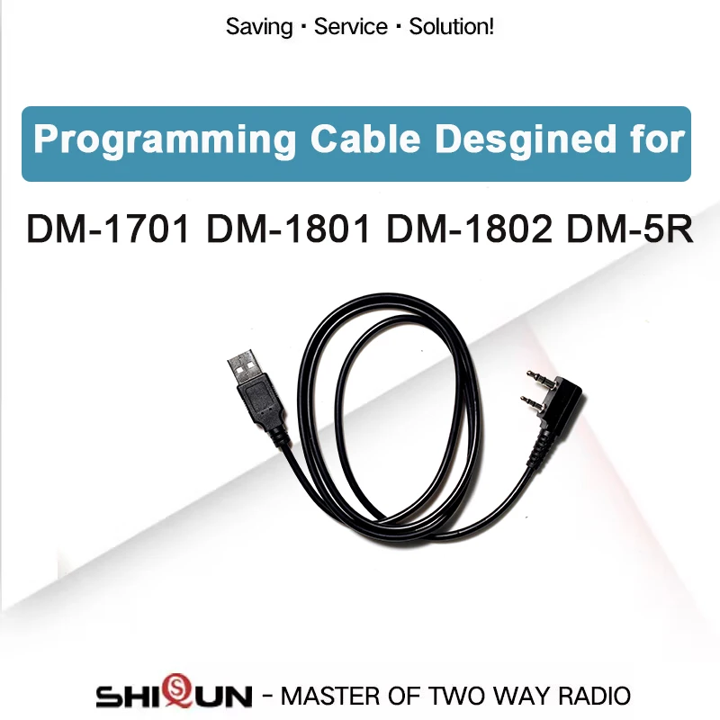 Baofeng dm 1701 usb programming cable for bf dm 1801 dm 1702 dm 5r rd