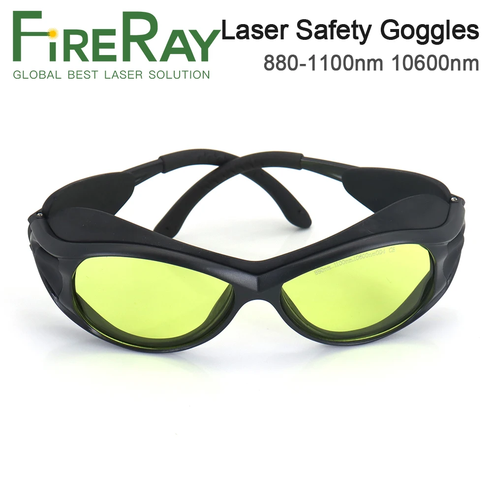 

FireRay Laser Safety Goggles 880-1100nm 10600nm OD4+ Shield Protective Glasses Protection Eyewear