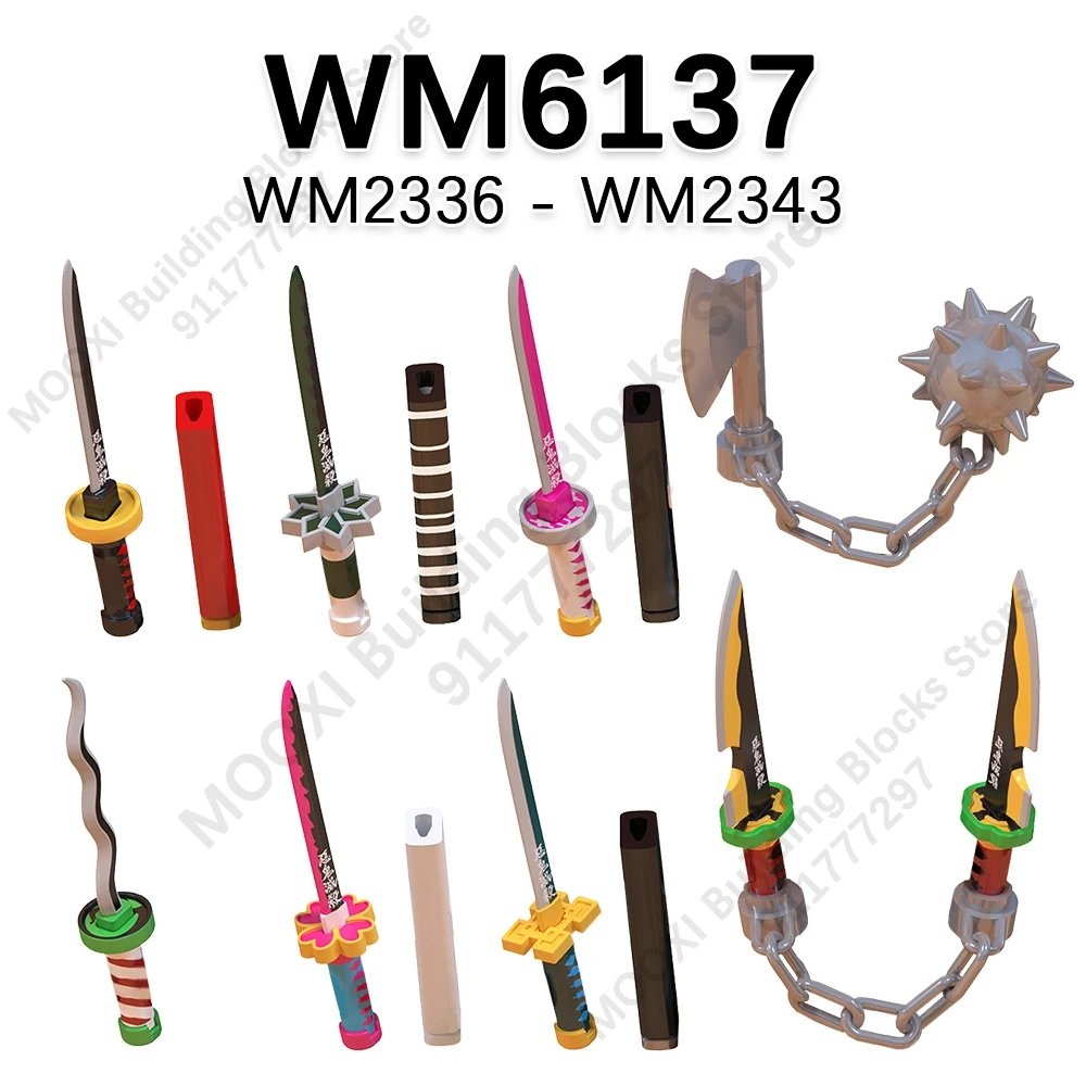 WM6218 WM6163 WM6162 WM6138 WM6137 WM6116 Action Figure Building Blocks For Details Please Refer To The Electronic Manual Bricks - Bilde 6