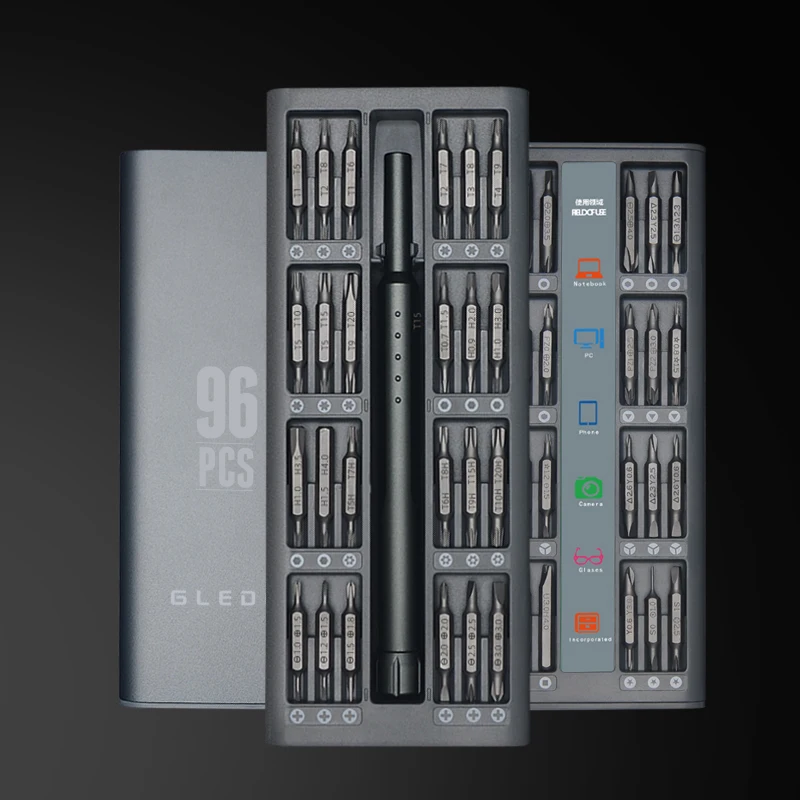 

48/96pcs Precision Screwdriver Set Magnetic Torx Hex Phillips Screwdriver Bit Set Professional Phone Repair Tool S2 Steel