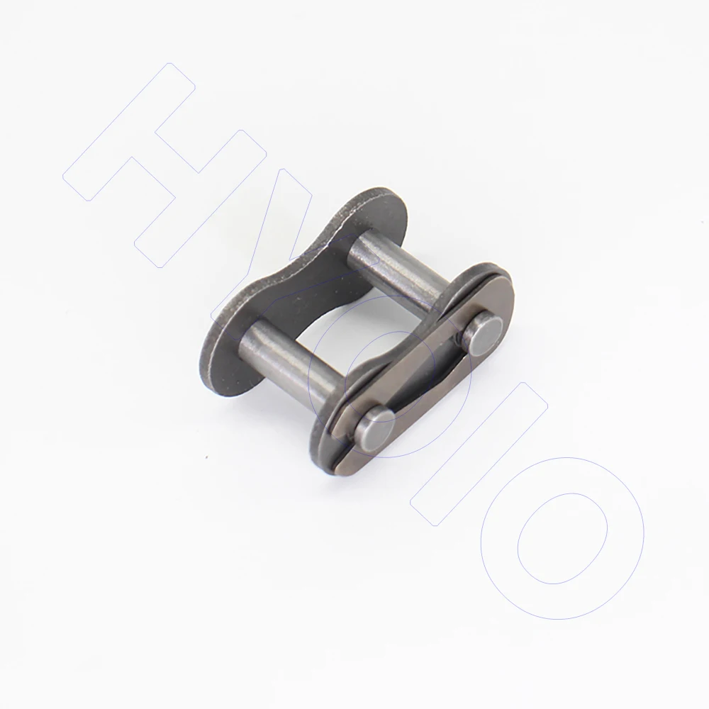 # 25 04C-1 З’єднувальні ланки роликового ланцюга з вуглецевої сталі, одножильні ланки, повна/половина ланка, крок 6,35 мм 1/4 дюйма для ланцюга 04C