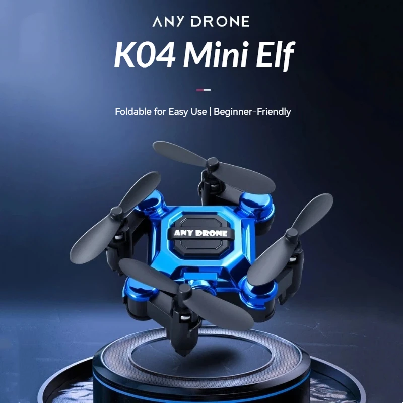 Drone Débutant avec Caméra HD, Quadricoptère Pliable, Jouet RC