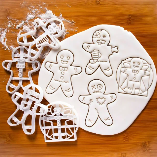 NEW Halloween Gingerbread Man Cookie Cutter Mold Hollow Bat Spider Fondant Embossing Stamp Baking Molds for Halloween Party NEW Halloween Gingerbread Man Cookie Cutter Mold Hollow Bat Spider Fondant Embossing Stamp Baking Molds for Halloween Party