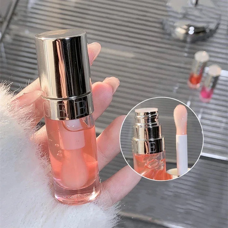 Lip Makeup Lip Glaze Lip Tint Lip Stain Lip Gloss Lip Oil 6Colors Moisturizing Liquid Lipstick Jelly Lasting Cherry Red Pink Lip Gloss Sexy Non Sticky Cup Lip Tint Korean Lips Oil Makeup