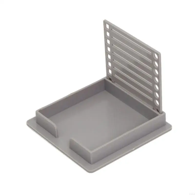 Memo Pad Sticky Note Holder with Stencil Post Note Holder Desk for Dorm Room and Office 5