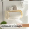 Multifunction Wall Hanging Clear Design Kitchen Tissue Box No Punching Installation Roll Paper Case Bathroom Supplies Waterproof 4