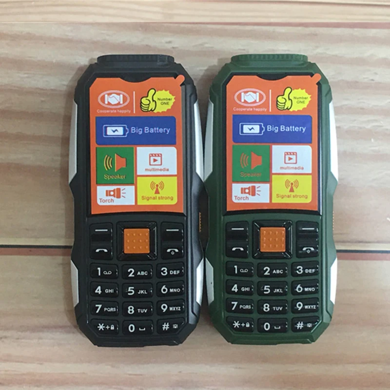 Mini Rugged Mobile Phone, 1.8", Push Button,Dual Sim, BT,Dual Flashlight, MP3,Wireless FM,BigHorn Dustproof Shockproof CellPhone 3