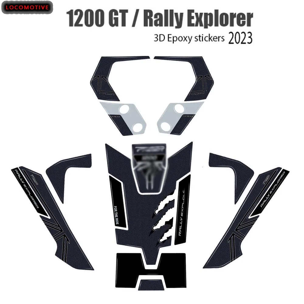 

3D Epoxy Resin Protective Sticker Kit Tank Pad For Tiger 1200 Rally Explorer 1200 GT Explorer 2022 2023