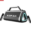 Shocking Bass Colorful Light Effect Bluetooth 5.0 Speaker With 2 Mics Portable Subwoofer Wireless Subwoofer Boombox Home Karaoke