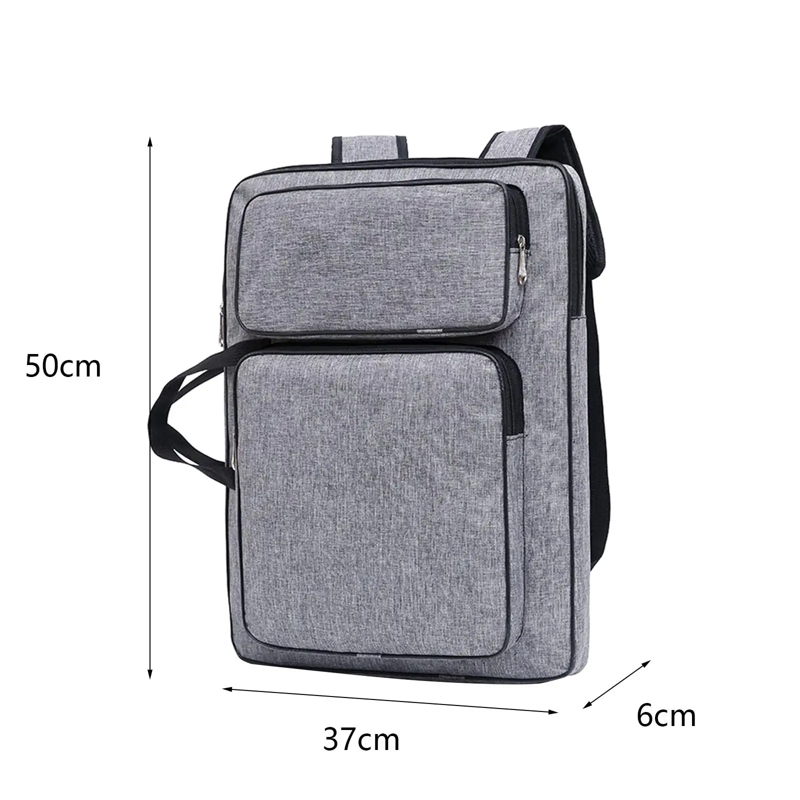 Portable Art Portfolio Bag Carrying Storage Case for Poster Sketchbook Sketchpad images - 6