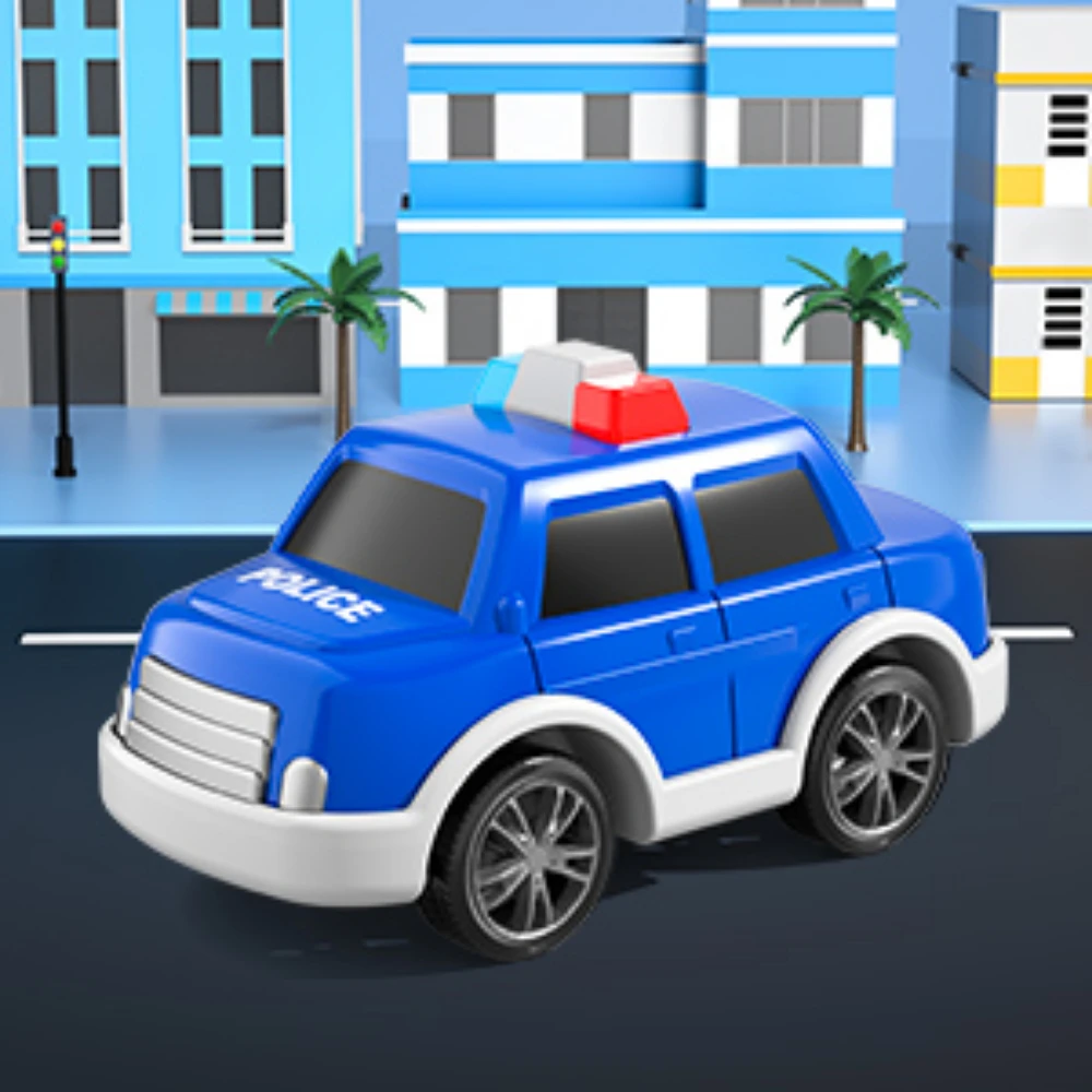 WizKidz Toddlers City Truck Toys Set for Kids 3+ Year Old Friction Power Vehicle Carrier Truck Transport Toys for Birthday Gifts 2