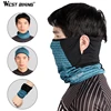 WEST BIKING Half Face Mask Ice Silk Breathable Cycling Mask Summer Sunscreen Cycling Cap Running Fishing Bicycle Headgear 5
