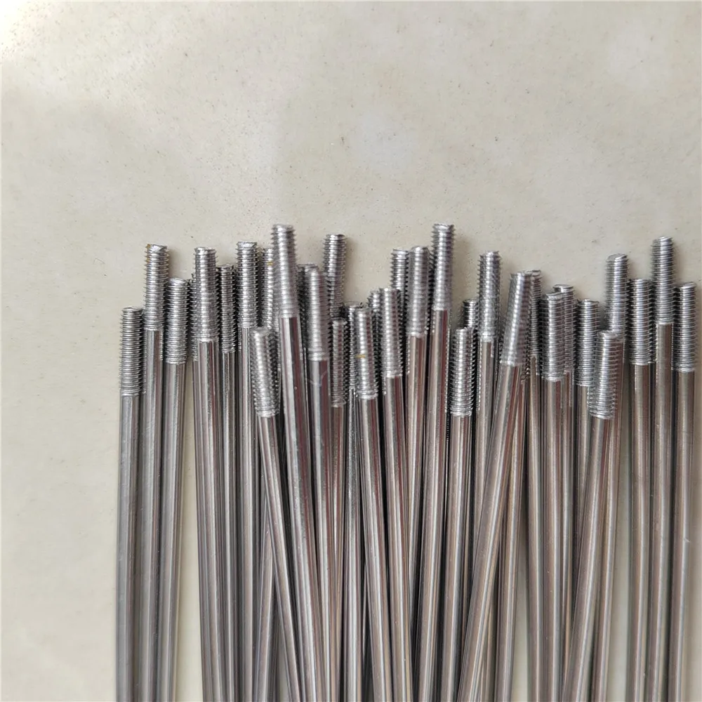 Bicycle Spokes Nipples 40PCS/Lot 13G 2.2mm 60-150mm Stainless Steel