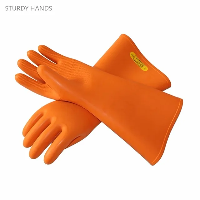 Antielectricity Protect Gloves Rubber High Voltage Electrical