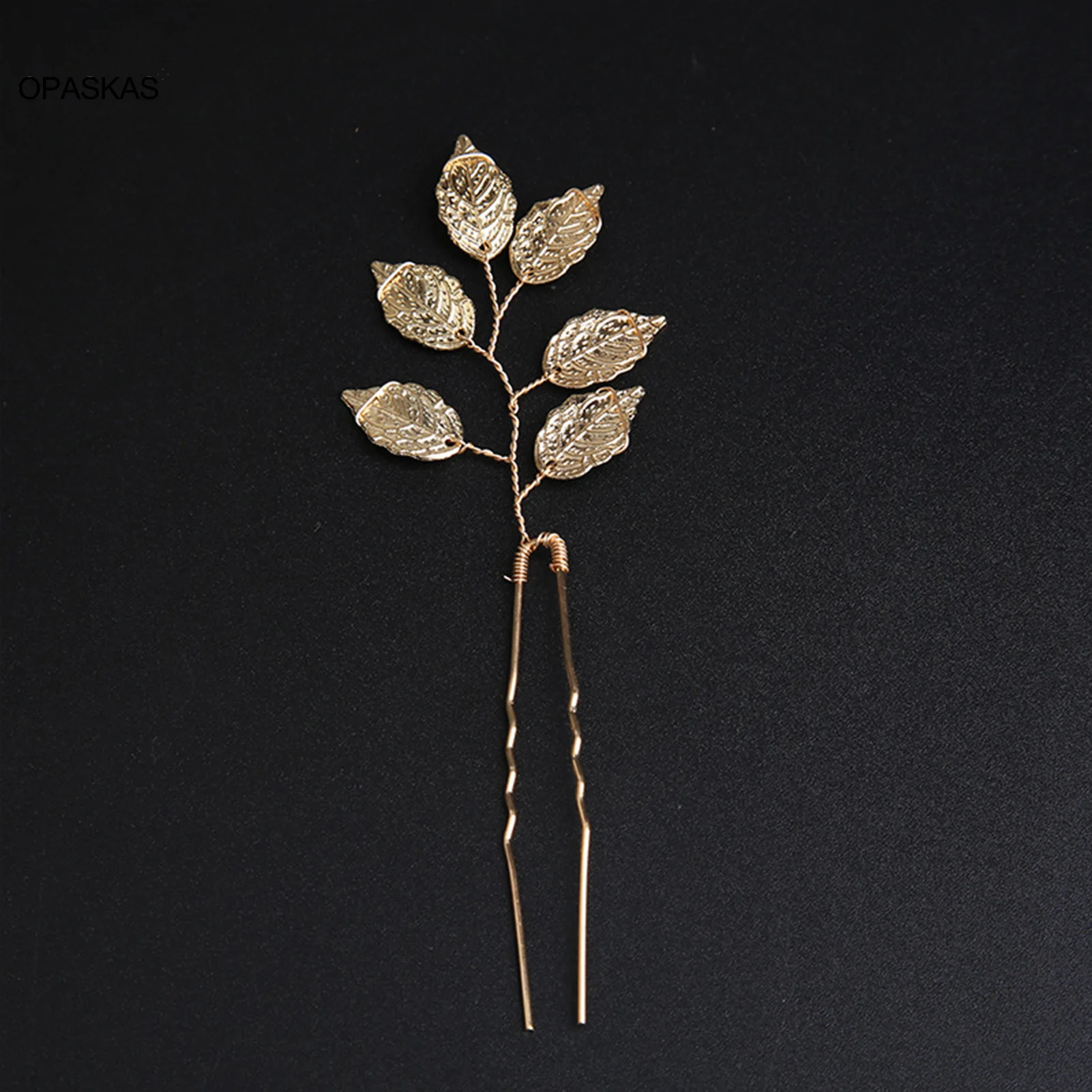 Hair accessory Pearl Flower Hairpin Side Comb Sets Wedding Hair Accessories Leaf Shaped Tiaras Bride Insert Hair Clip Jewelry Fashion Headwear