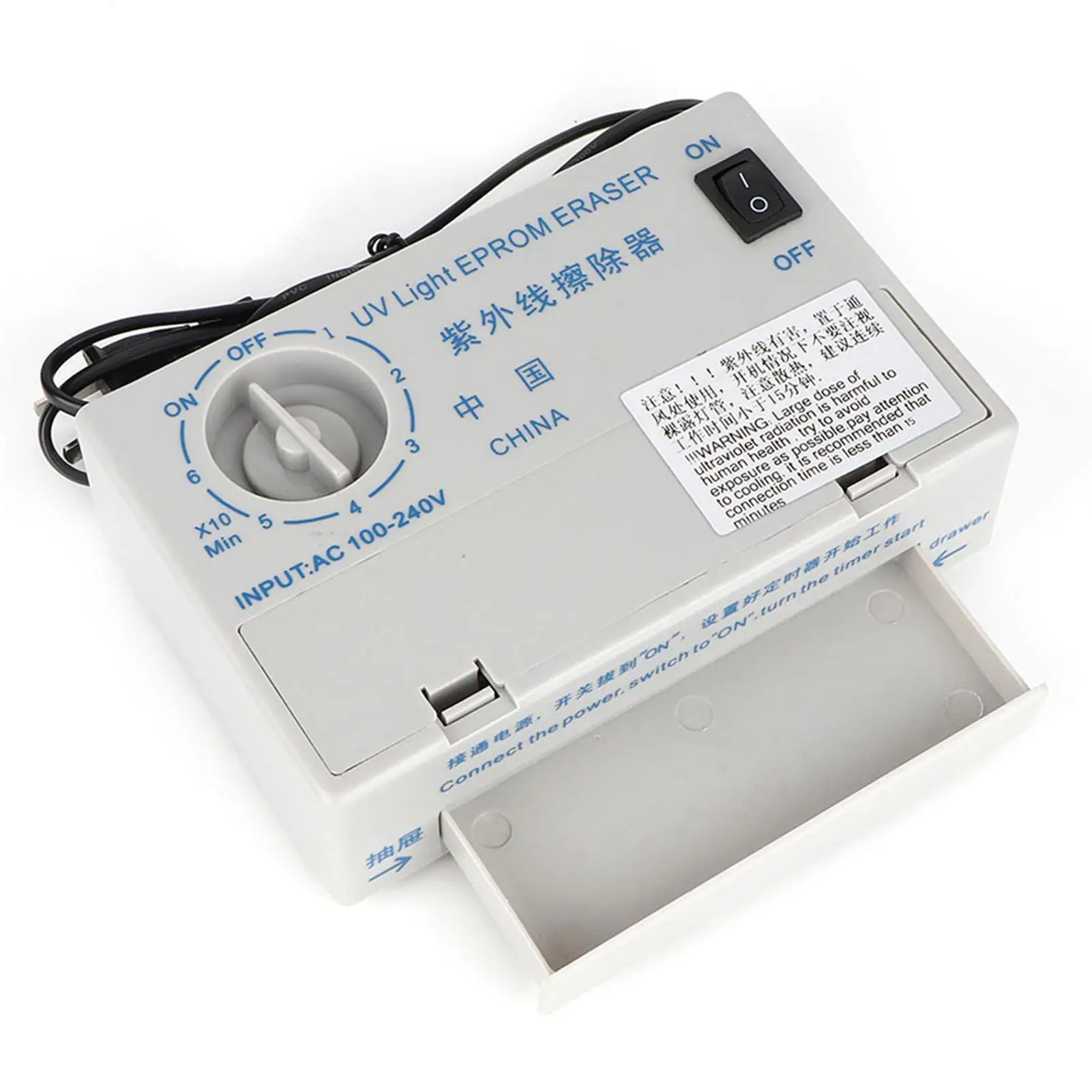 UV EPROM Eraser Dosimeter-Ultraviolet Light Erasing Timer for Semiconductor Wafers-Radiation Measurement CN Plug