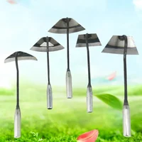 5Pcs All-Steel Hardened Hollow Hoe Set Multifunctional Weeding Rake For Planting Vegetables Dig Hole Agriculture Weeding Tool 1