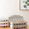 1pc egg storage box, anti-collision 12 cell egg tray, refrigerator preservation flip storage box, household kitchen supplies 1