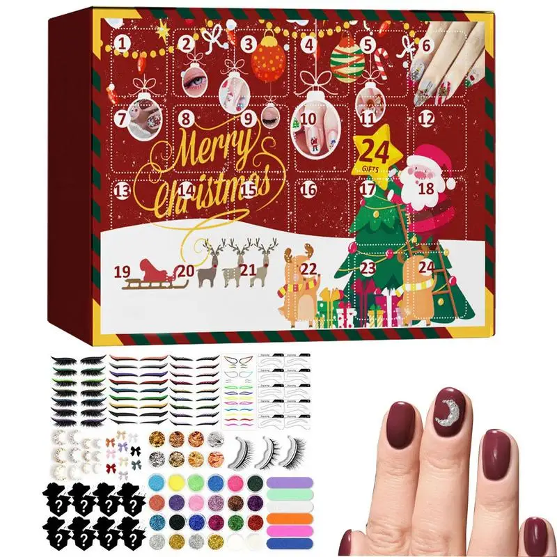 2022ChristmasMakeupBoxBeautyAdventCalendarWomenMakeup24pcs