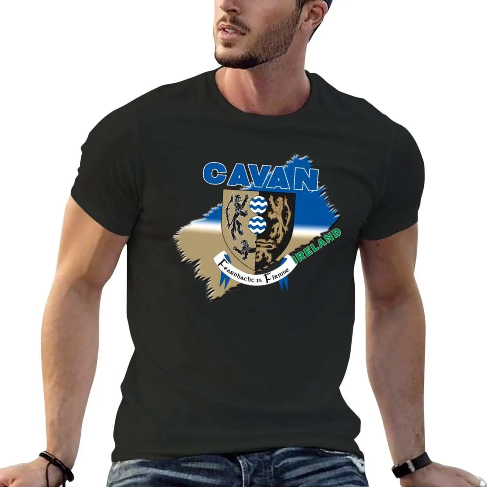

COUNTY CAVAN T-Shirt vintage clothes Short sleeve black t shirt t shirts for men graphic