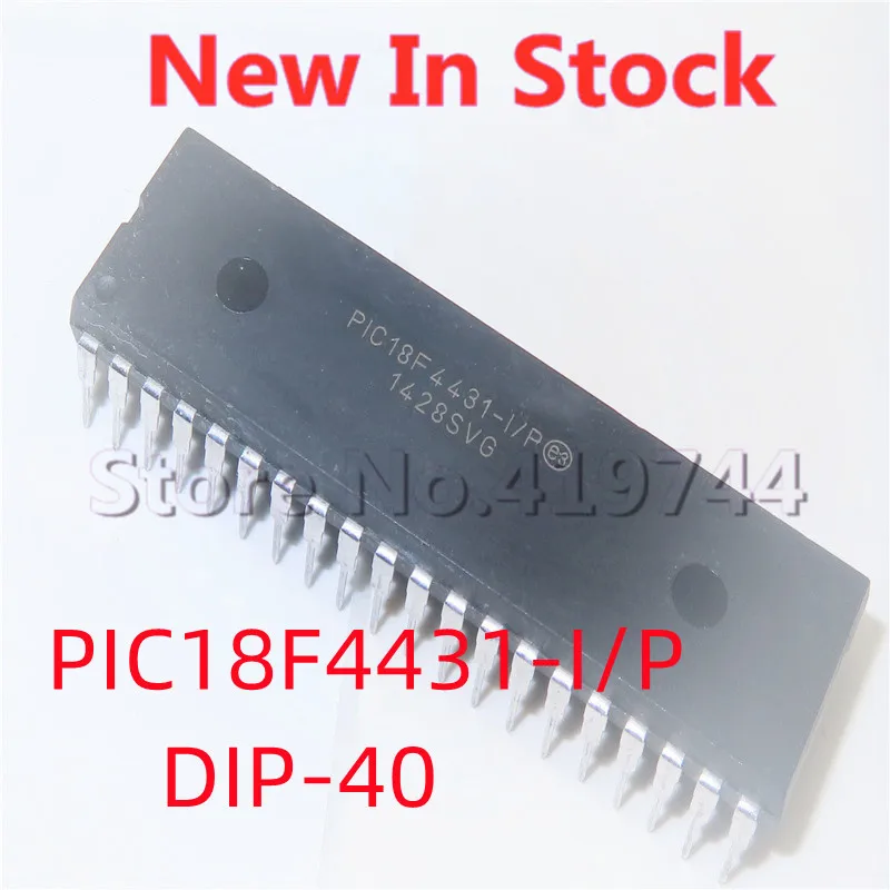 

5 шт./лот 100% качественная фотосессия/P PIC18F4431 18F4431 DIP40 8-разрядный микроконтроллер, новая оригинальная