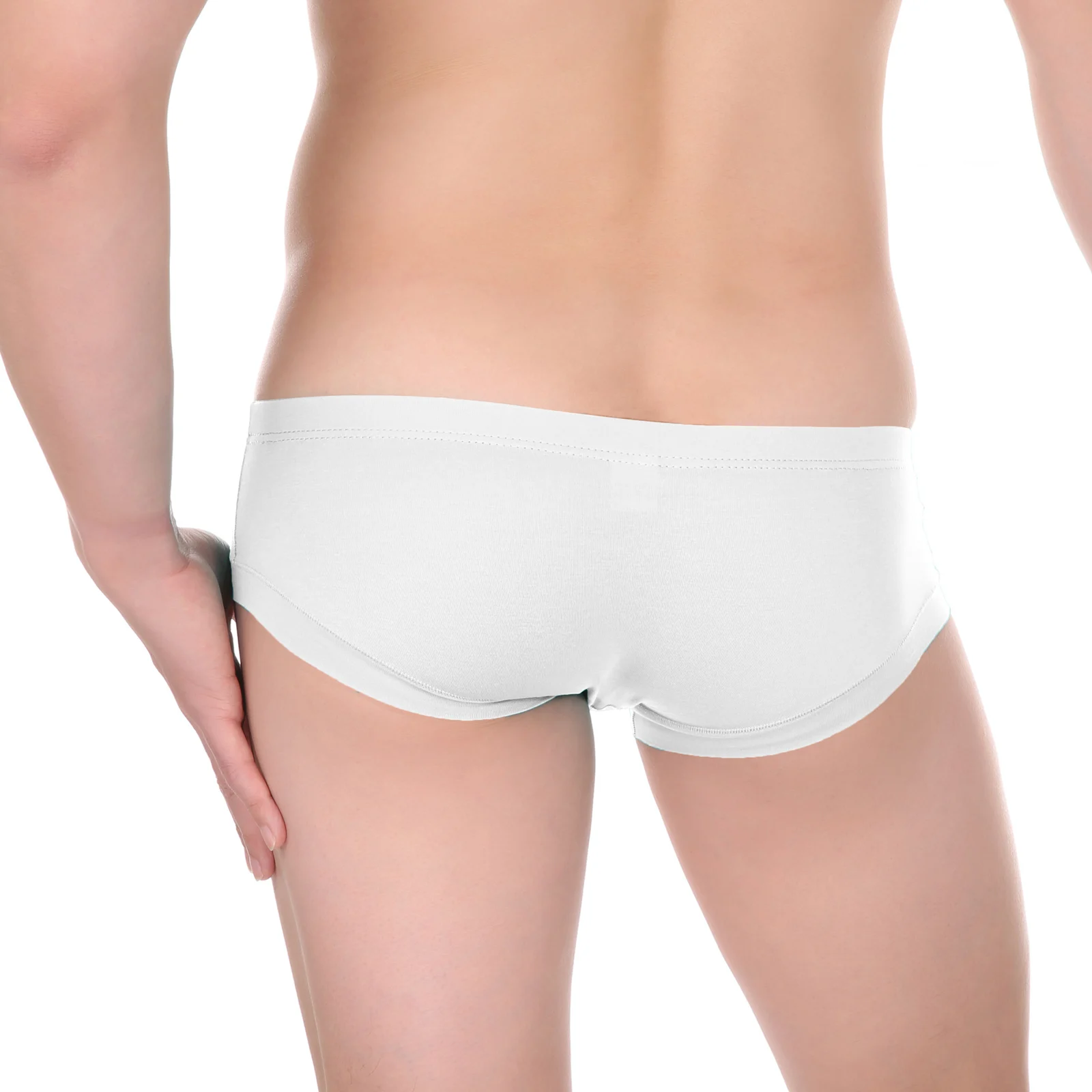 Sexy Männer Boxer Unterwäsche Mini Boxershorts Slim Pouch Höschen Eng anliegende Trunks Shorts Baumwolle Unterhosen – Detail 12