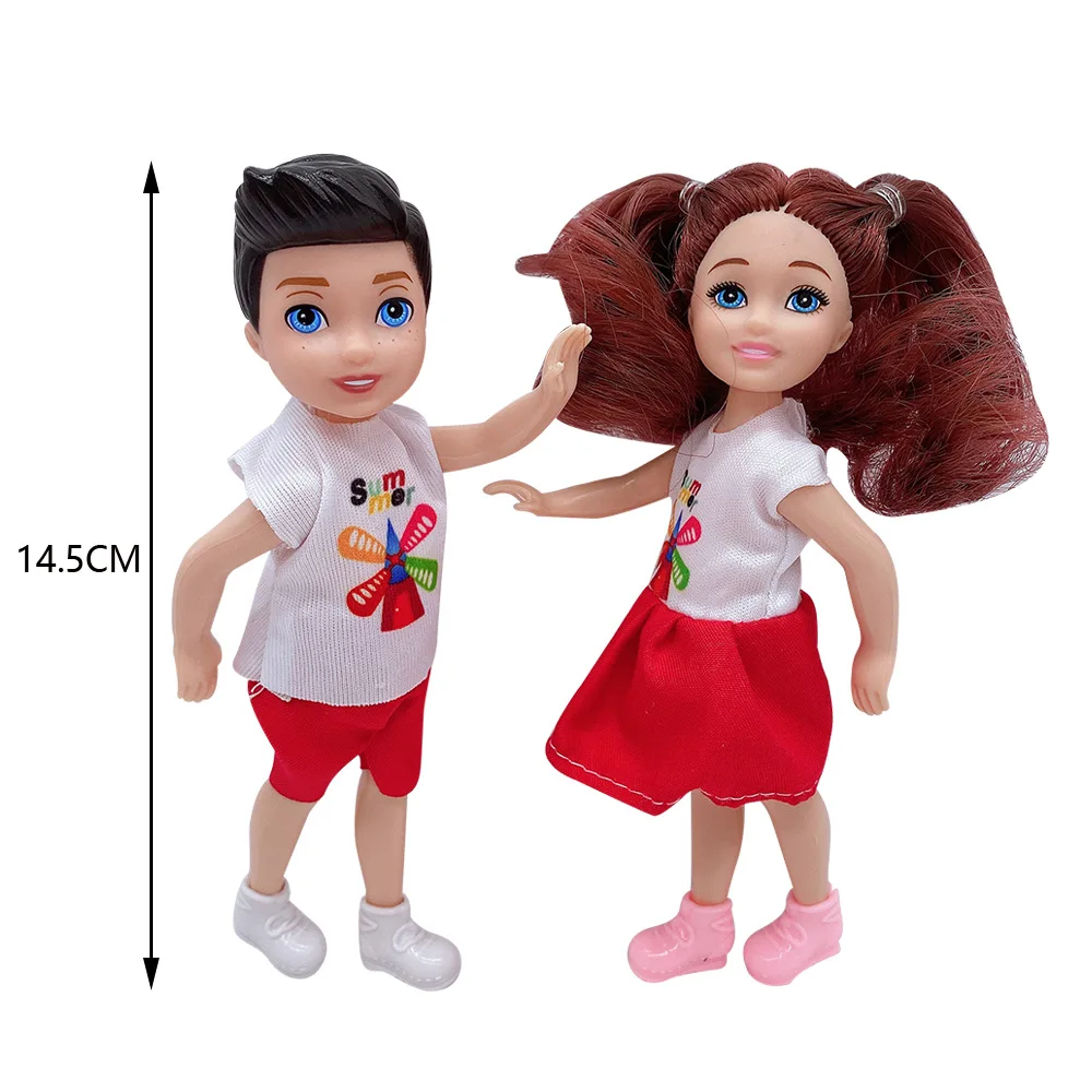 Doll Accessories Baby Dolls Pregnant Mom Father Children Family Set Christmas Birthday Present for Doll Game Toy,No Color Box 4