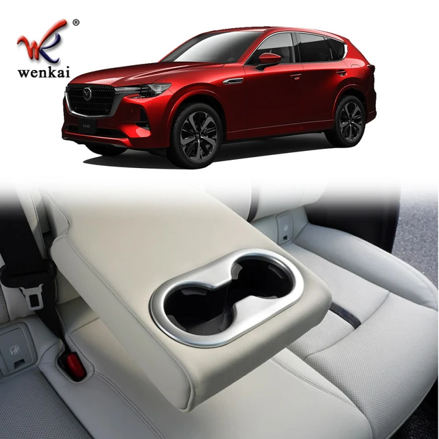 Für 2023 mazda CX-60 cx60 auto innen zubehör wasser becher halter chrom  styling - AliExpress