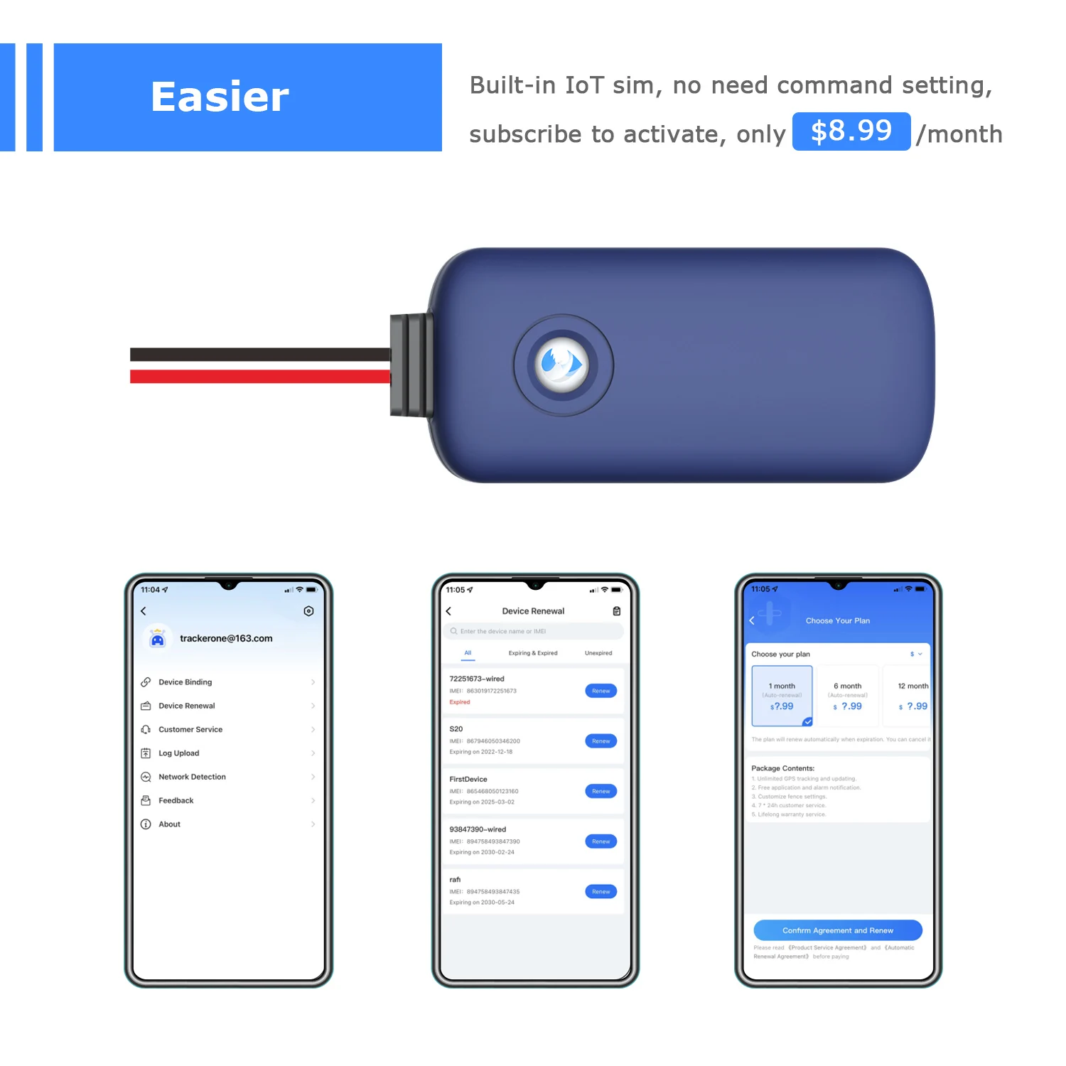 Motorcycle GPS Tracker 2G Real-time Tracking Vehicle Locator For Car Truck Fleet Management Auto Finance Requires A Fee For Use gps tracker car tracker