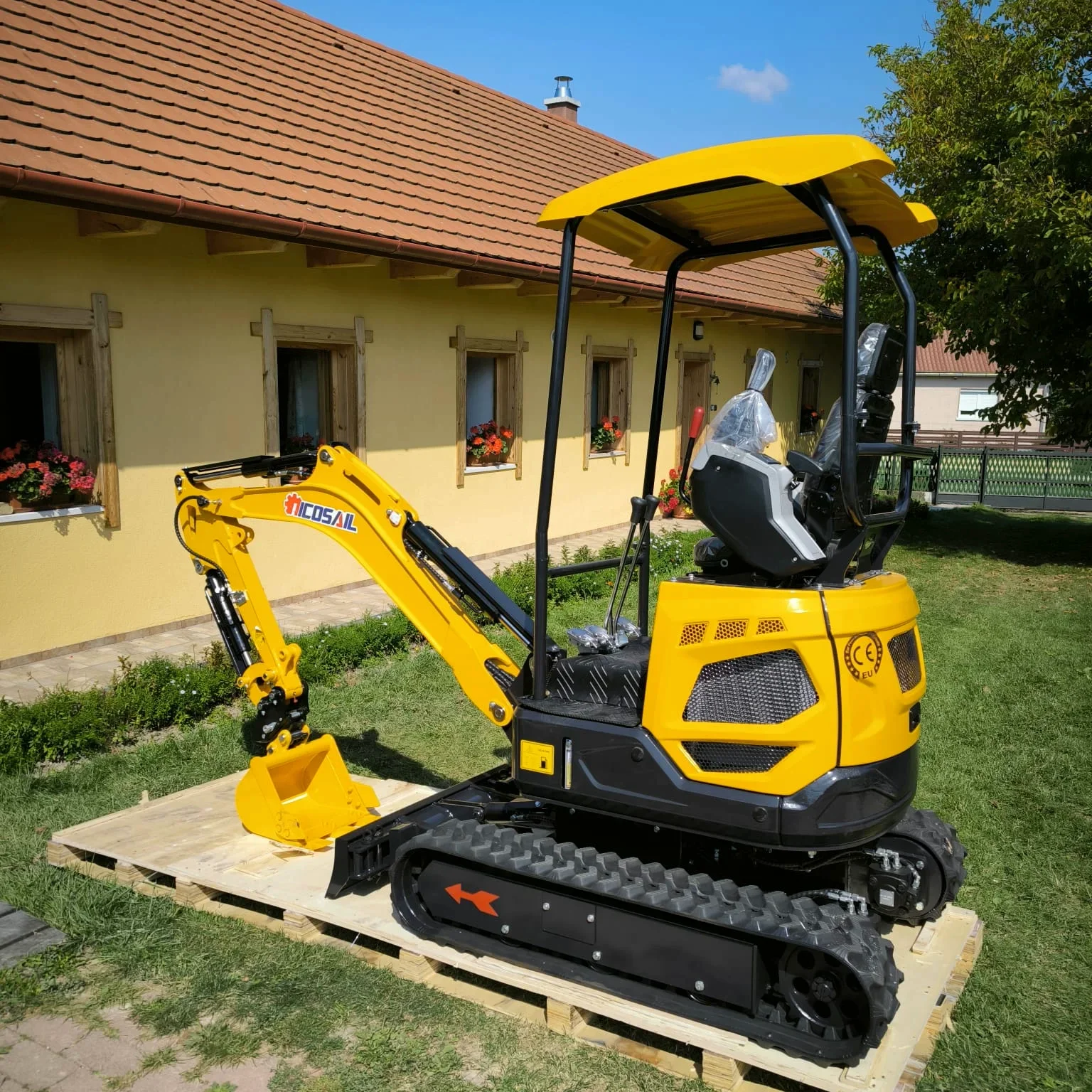 Hochwertige Kompakte Mini-Bagger von 1,8 bis 3,5 Tonnen für Garten- und Landwirtschaftsprojekte