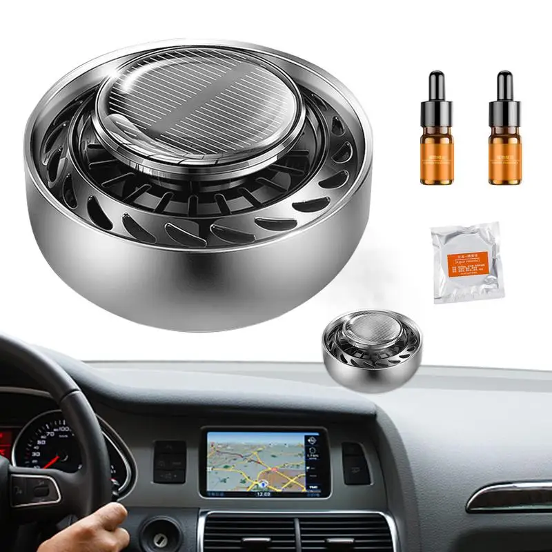 Diffusore Per Aromaterapia Per Auto Diffusore Per Auto Ufo Solare Deodorante Per Auto Con Rotazione Solare Odore Fighter Car Fragrance Accessori Per A