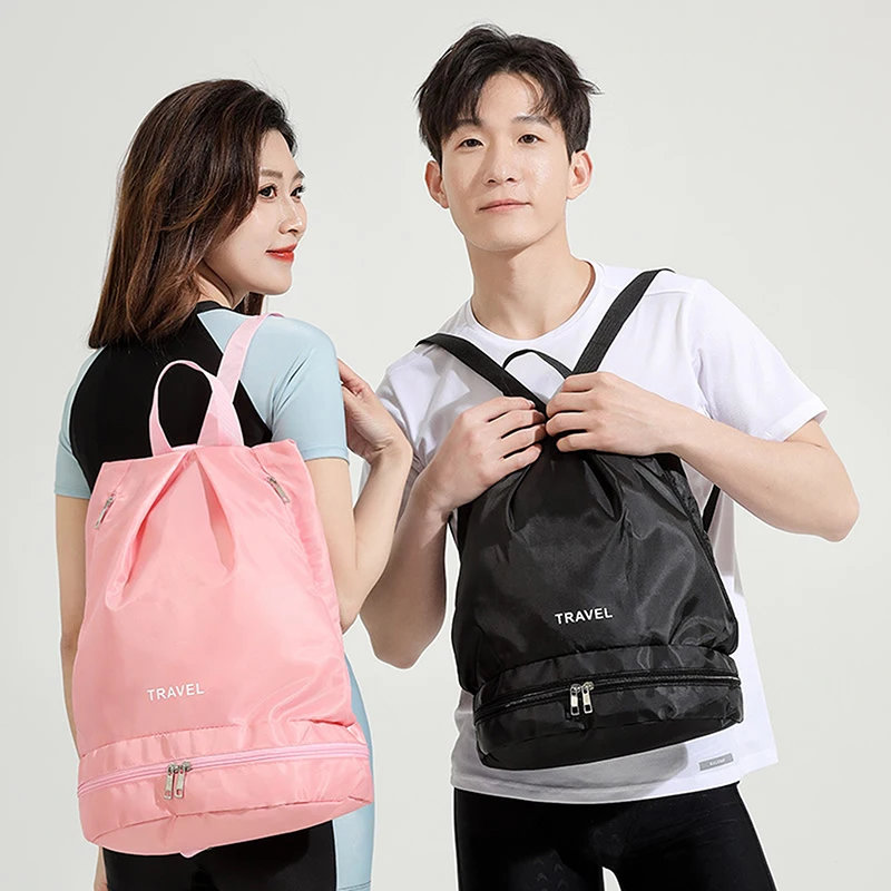 Multipurpose Dry Wet Separation Bag for Travel, Soccer, Basketball; Waterproof Fitness, Hiking Backpack 1