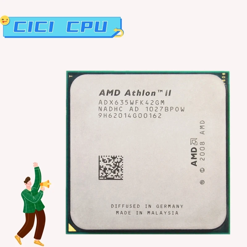 Amd Athlon Ii X4 635 2.9 Ghz Processore Cpu Quad-Core Muslimb/Muslimex Socket Am3 Amd Athlon Ii X4 635 2.9 Ghz Quad-C